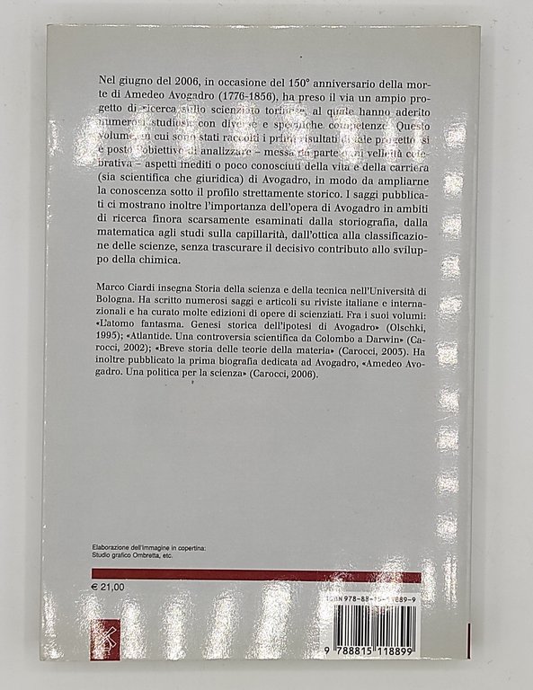 Il fisico sublime. Amadeo Avogadro e la cultura scientifica del …