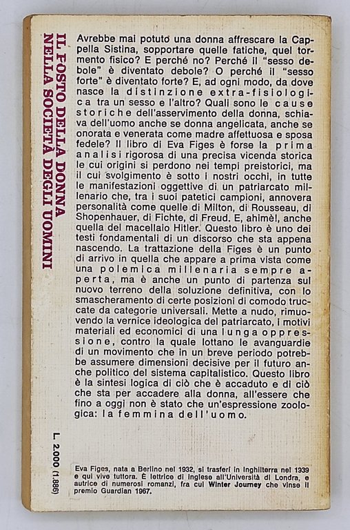 Il posto della donna nella società degli uomini