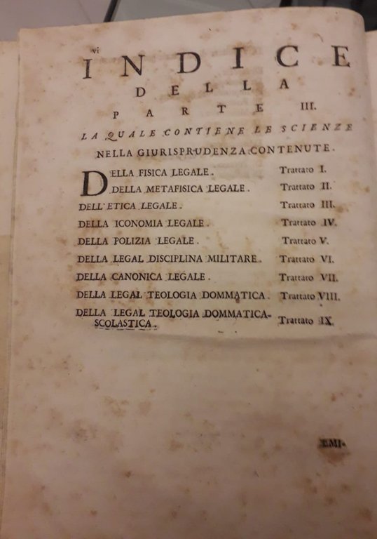 Delle arti e scienze tutte divisate nella giurisprudenza.in tre parti …