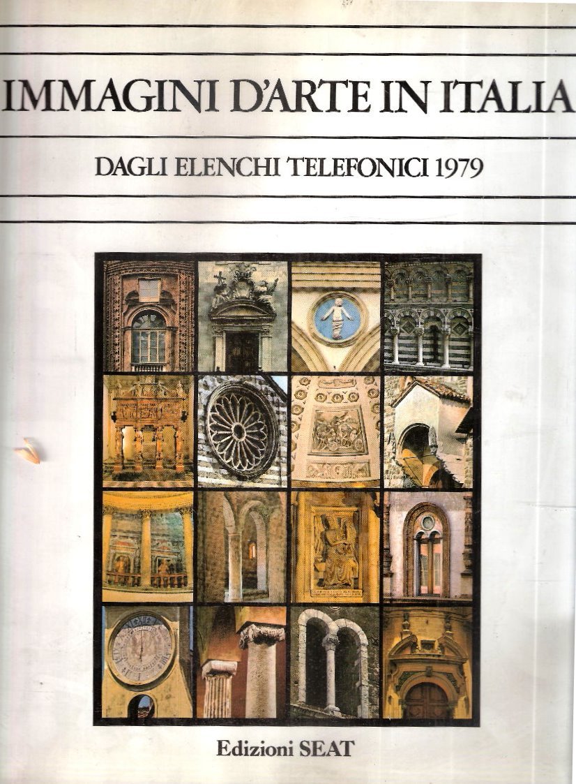 Immagini d'arte in Italia dagli elenchi telefonici 1979