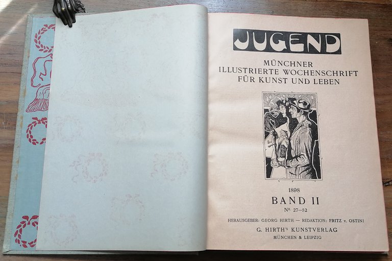 "Jugend". Munchner illustrierte wochenschrift fur kunst und leben. 1898 band …