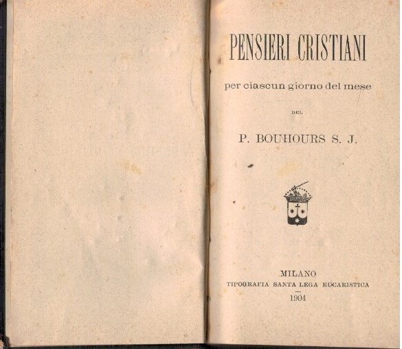 Pensieri cristiani per ciascun giorno del mese, allegato a Manuale …