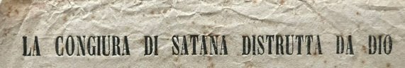 La Congiura di SATANA distrutta da Dio. Salmo di Bartolomeo …