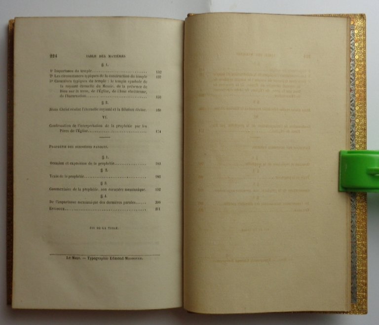 LES PROPHÉTIES contenue dans les deux premiers Livres des Rois, …