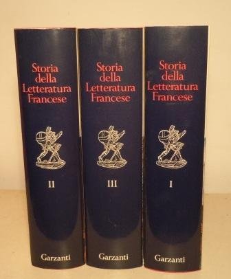 STORIA DELLA LETTERATURA FRANCESE
