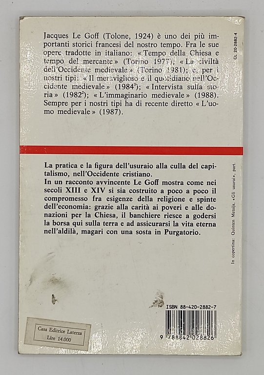 La borsa e la vita. Dall'usuraio al banchiere.