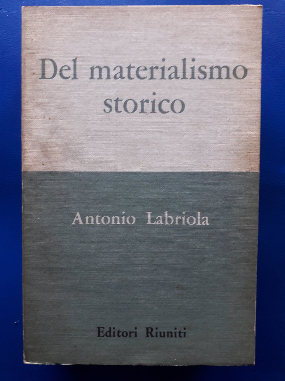 Del materialismo storico