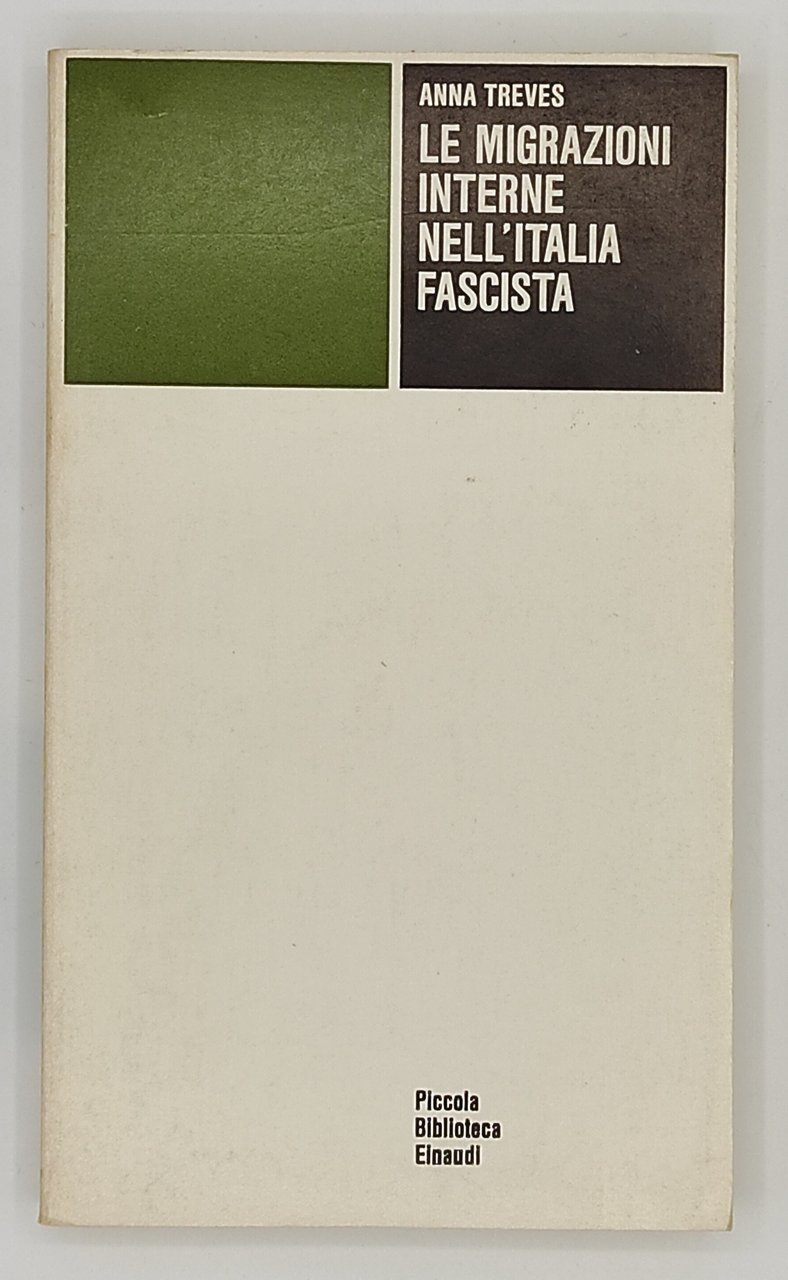 Le migrazioni interne nell'Italia fascista