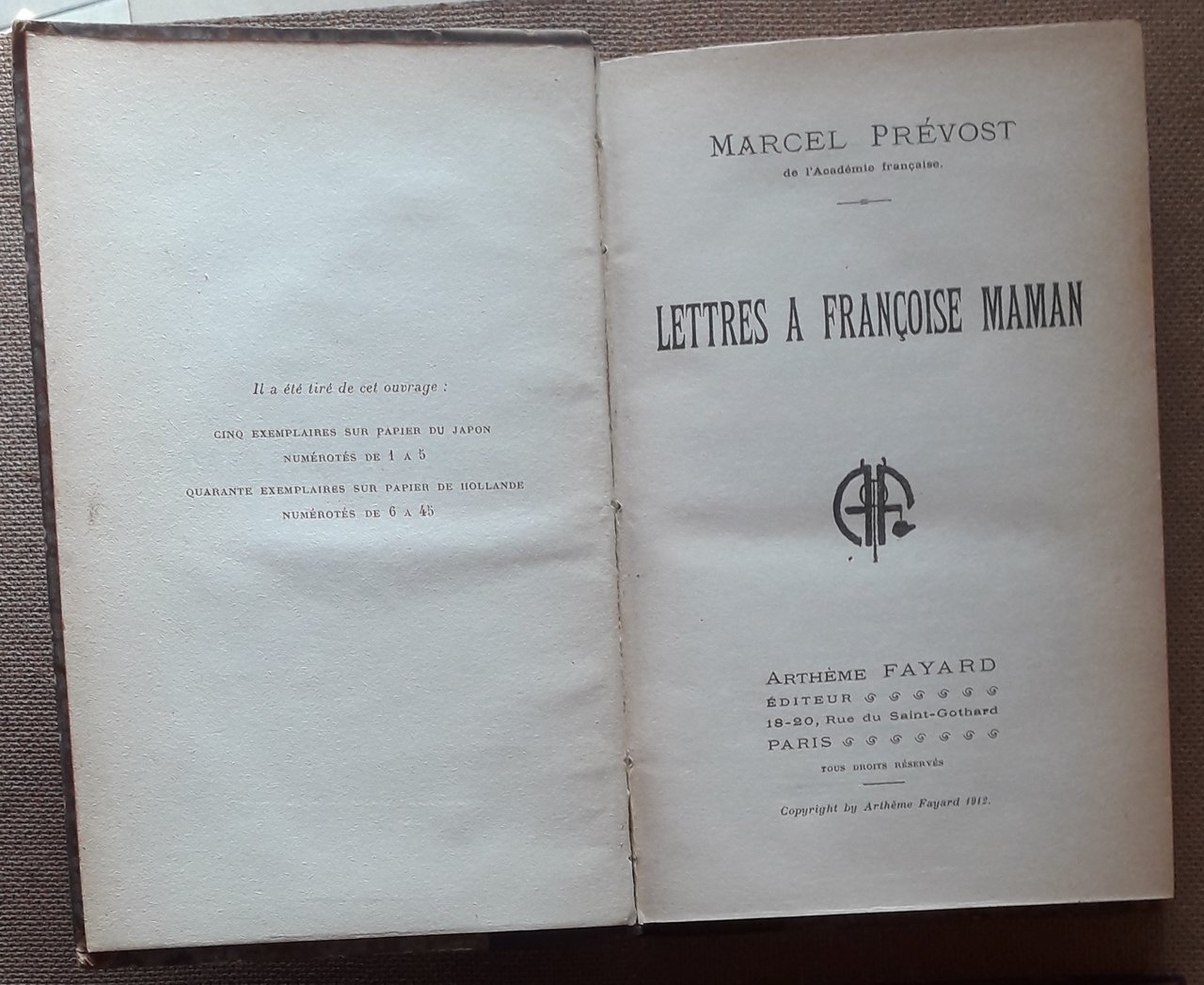 Lettres a Françoise maman