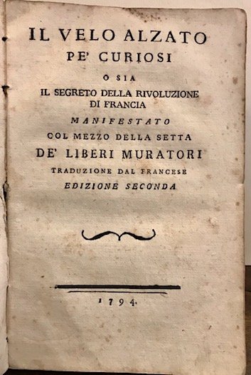 Il velo alzato pe’ curiosi o sia il segreto della …