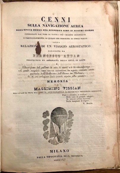 Cenni sulla navigazione aerea dall’epoca della sua scoperta sino ai …