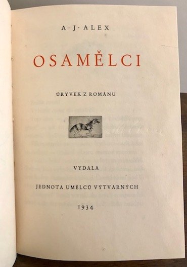 Osamelci. Uryvek z Romanu