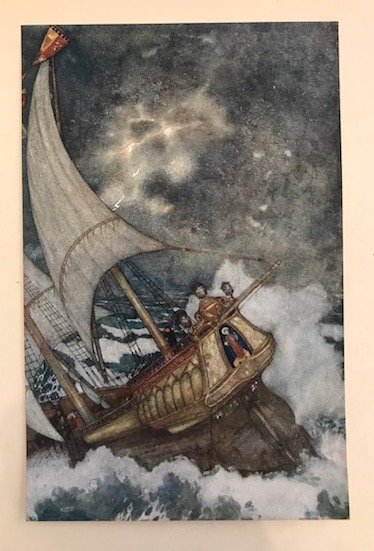 Shakespeare’s Comedy of The Tempest with illustrations by Edmund Dulac