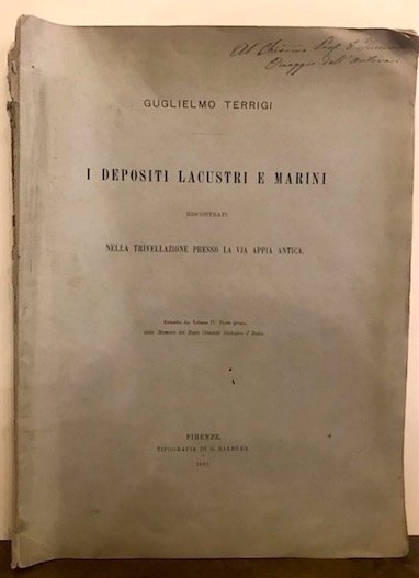 I depositi lacustri e marini riscontrati nella trivellazione presso la …