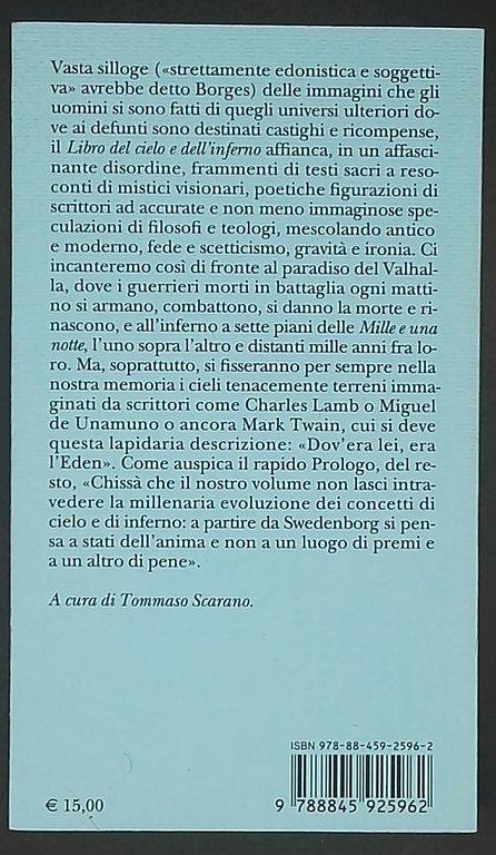 Libro del cielo e dell'inferno