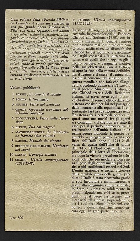 L'Italia contemporanea (1918-1948)