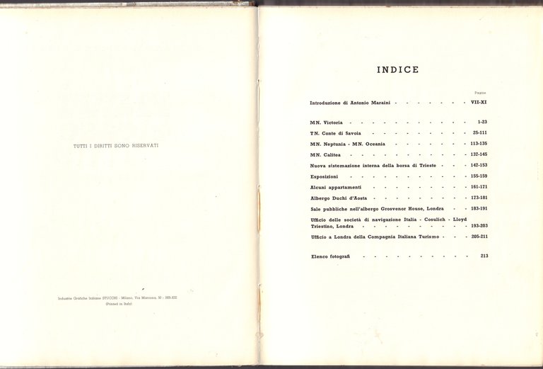 Navi e case Architetture interne 1930-1935