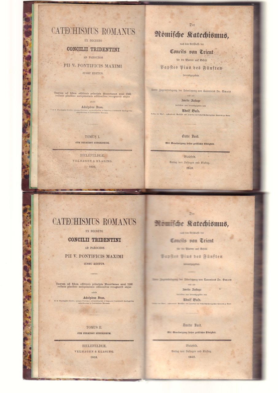 Der Romische Katechismus, nach dem beschlusse des Konzils von Trient …