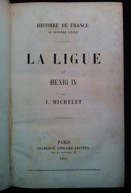 La ligue et Henri IV