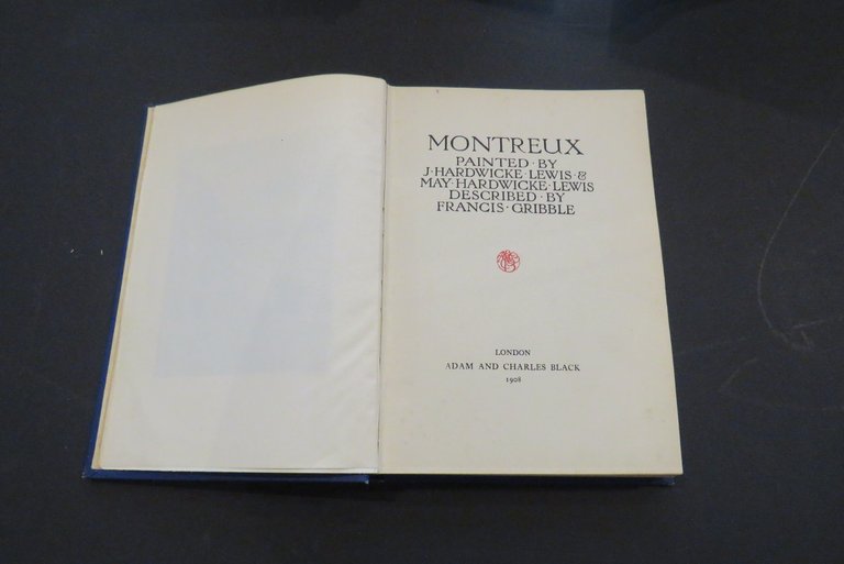 Montreux, Painted by J. Hardwicke Lewis & May Hardwicke Lewis; …