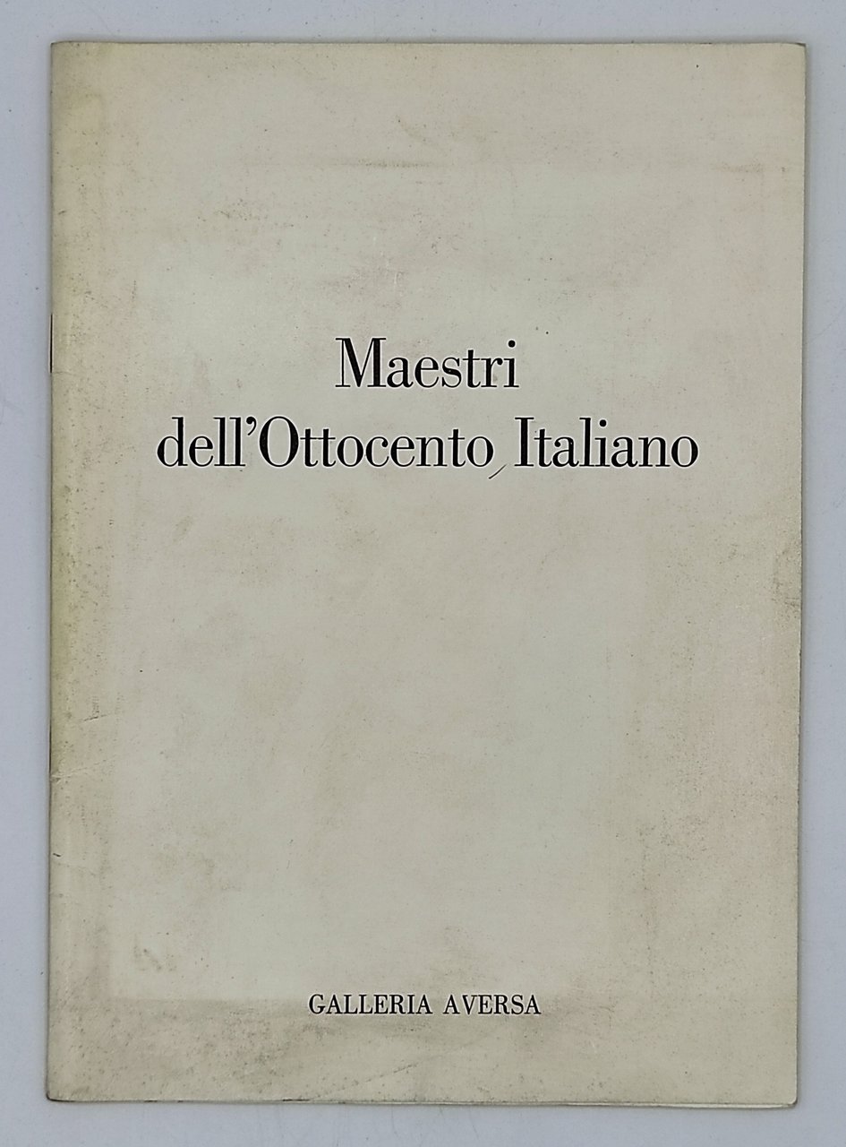 Maestri dell'Ottocento italiano