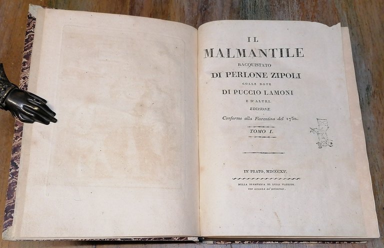 Il Malmantile racquistato di Perlone Zipoli, colle note di Puccio …