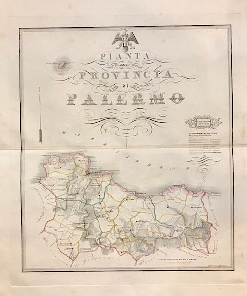 Pianta della Provincia di Palermo