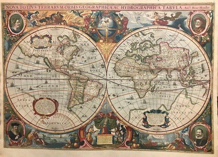 Nova totius terrarum orbis geographica ac hydrographica tabula