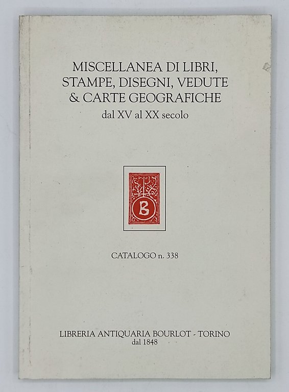 Miscellanea di libri, stampe, disegni, vedute e carte geografiche dal …