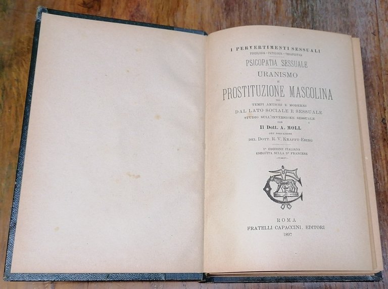 Uranismo e prostituzione mascolina nei tempi antichi e moderni dal …