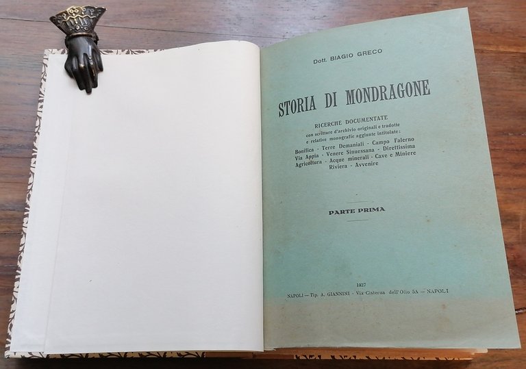 Storia di Mondragone. Ricerche documentate con scritture d'archivio originali e …