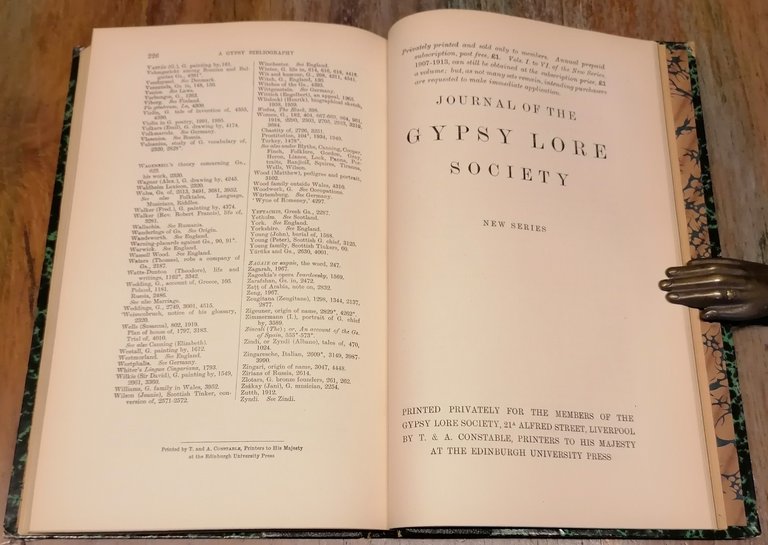 A Gypsy bibliography.