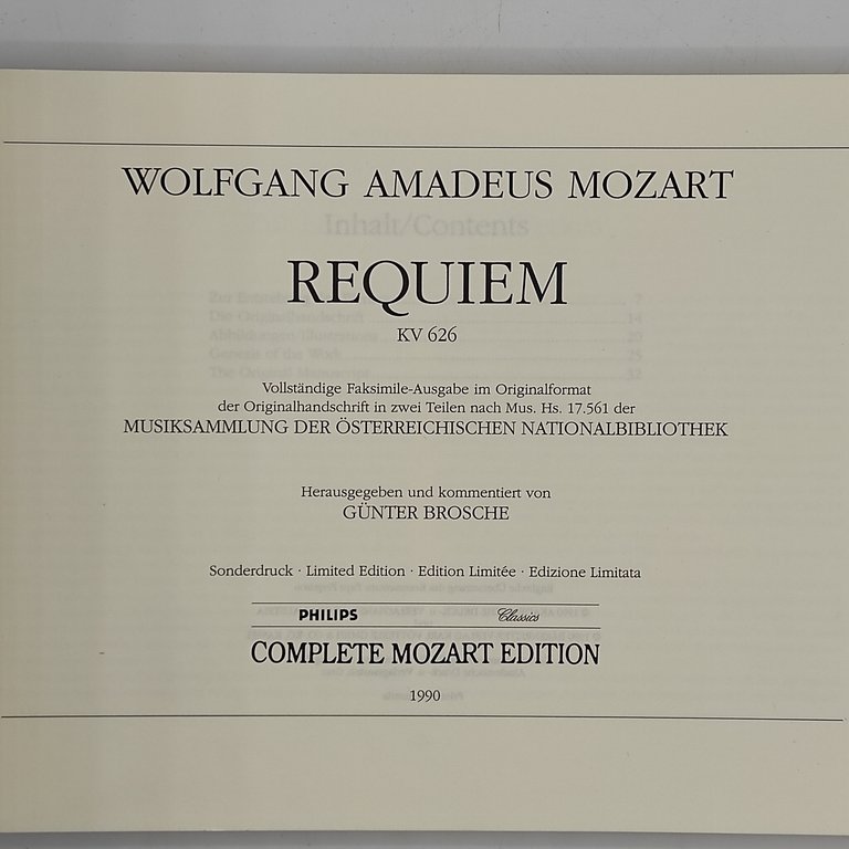 Mozart. Requiem