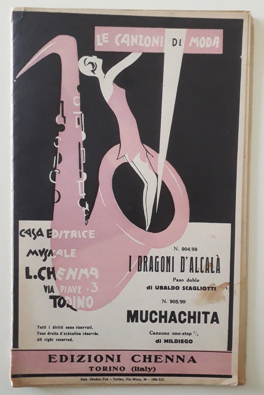 I Dragoni d’Alcalà Paso doble N. 904/98 – Muchachita Canzone …