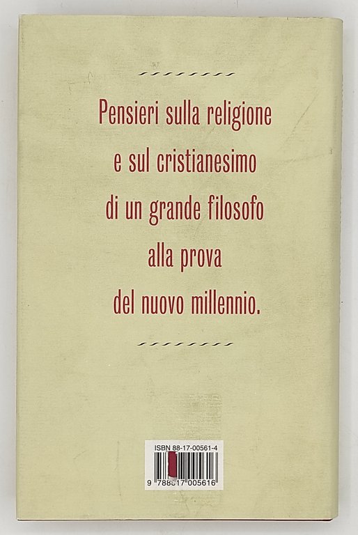 Nascere. E altri problemi della coscienza religiosa