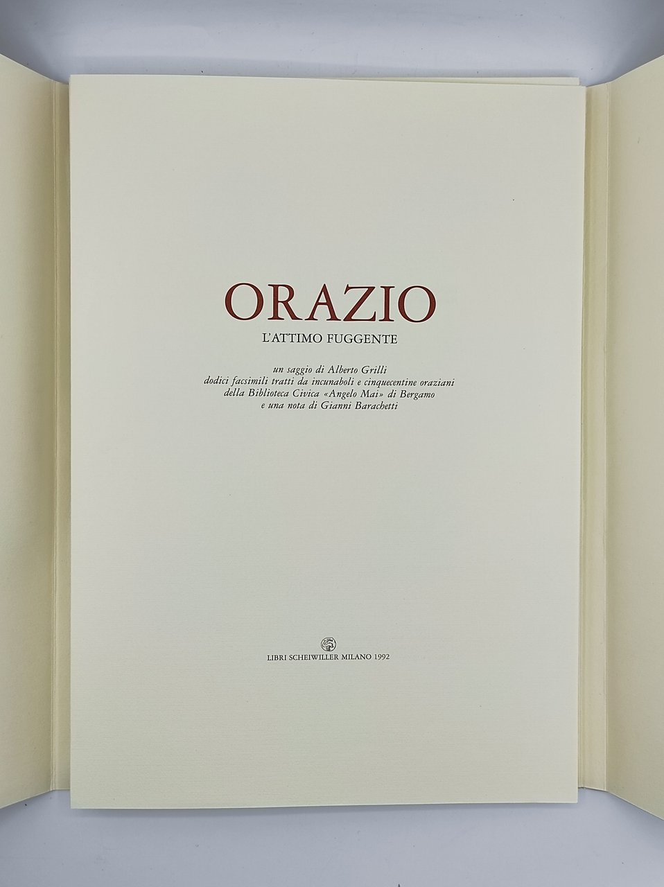 Orazio. L'attimo fuggente