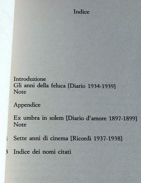 GLI ANNI DELLA FELUCA