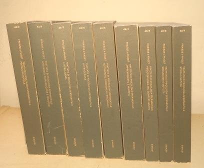 TRATTATO DI PSICOLOGIA SPERIMENTALE - 9 VOLUMI EINAUDI 1972-1979