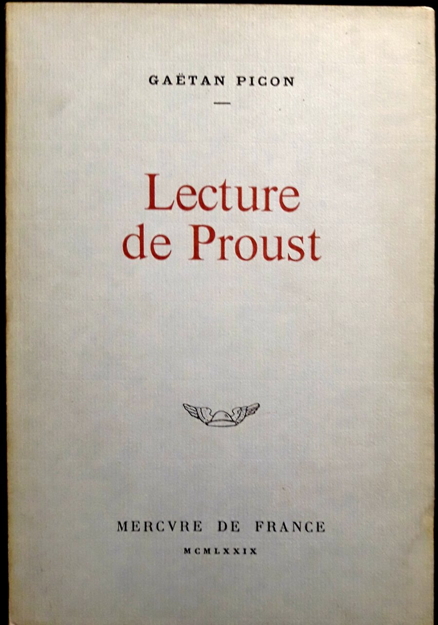 Lecture de Proust