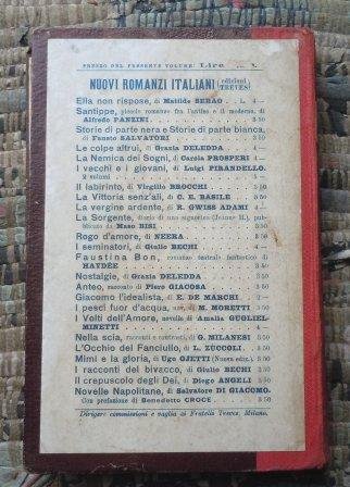 LA TRAPPOLA - EDIZIONE ORIGINALE - 1915