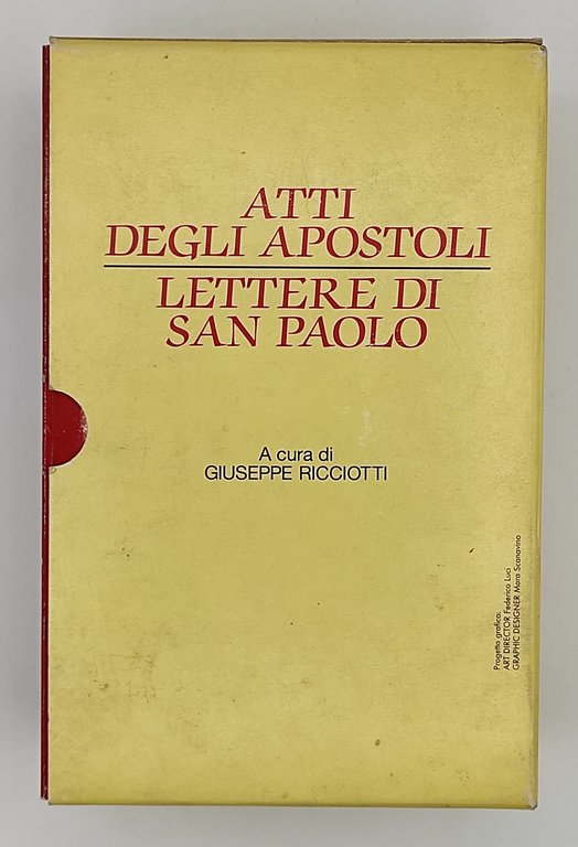 Paolo apostolo + Atti degli apostoli. Lettere di San Paolo