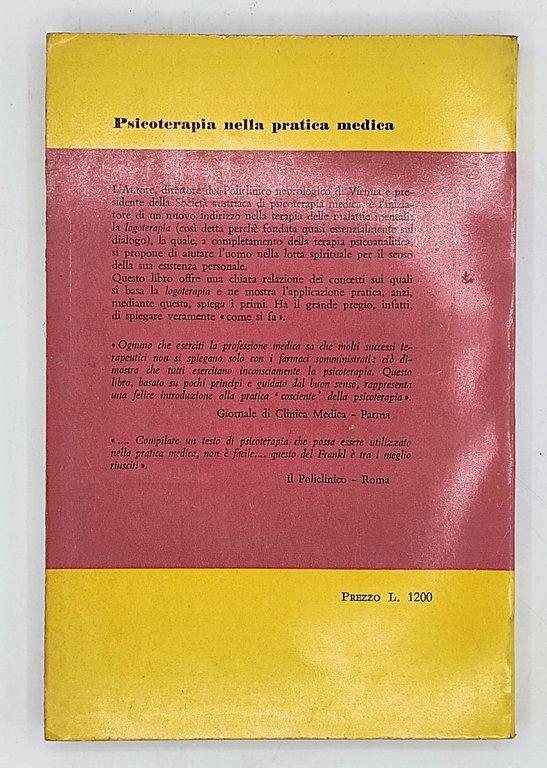 Psicoterapia nella partica medica