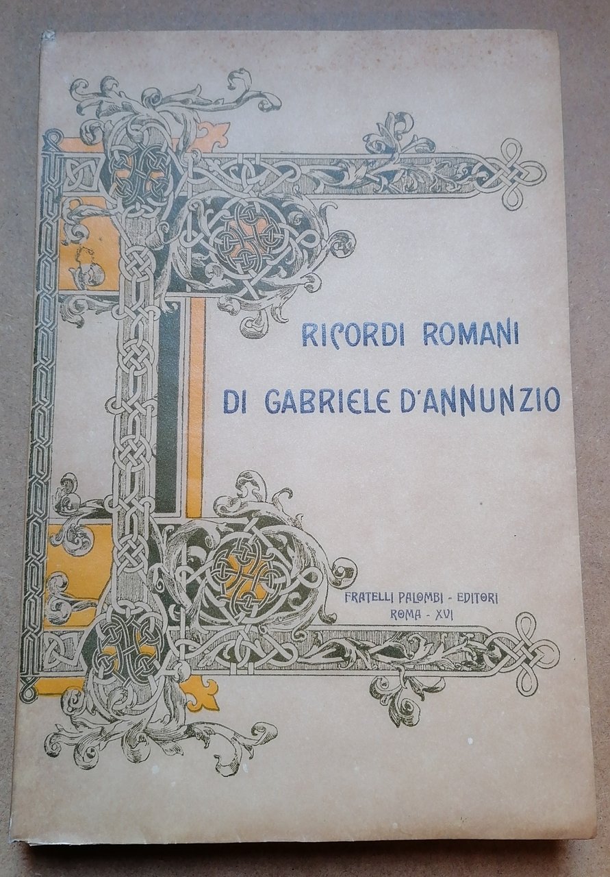 Ricordi romani di Gabriele D'Annunzio.