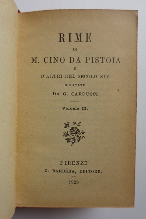 Rime di M. Cino da Pistoia e d'altri del secolo … | Immagine Gallery 5
