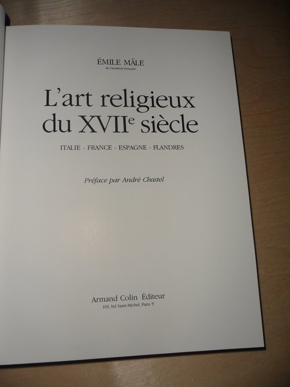 l'art religieux du XVII siecle