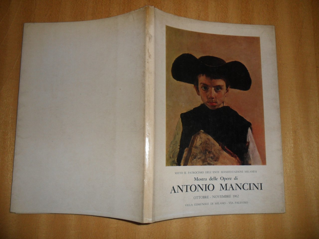 ANTONIO MANCINI, catalogo mostra delle opere