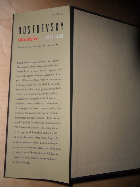 DOSTOEVSKY. a writer in his time