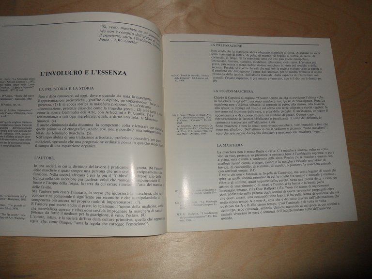 l'involucro e l'essenza. 60 maschere di tutto il mondo