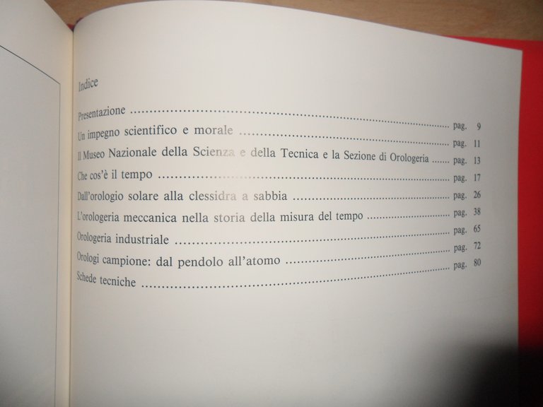 la misura del tempo. dall'orologio solare all'orologio atomico