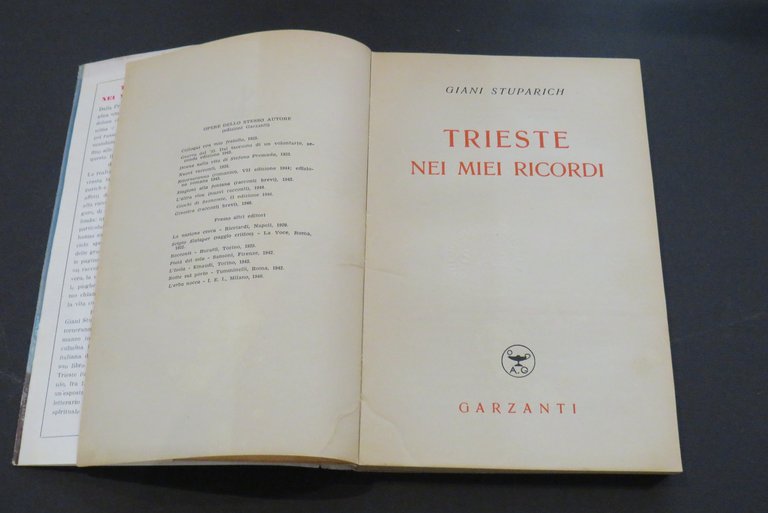 Trieste nei miei ricordi.